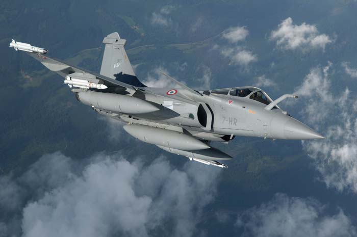 Earlier this year, India selected Dassault Aviation of France as its preferred bidder in a $10 billion contest to supply its air force with a new fleet of advanced combat aircraft, the Rafale.<br><br>The Rafale is a twin-engine delta-wing multi-role jet fighter aircraft and is called an "omnirole" fighter by its manufacturer. Introduced in 2000, the Rafale is being produced both for land-based use and for carrier-based operations. Apart from France, India would be the only other country to use the Rafale. Through this photo gallery, we take a detailed look at the aircraft in its many variations.<br><br>Rafale armed with Mica air-to-air missile in air superiority configuration (Image credit: Dassault Aviation)