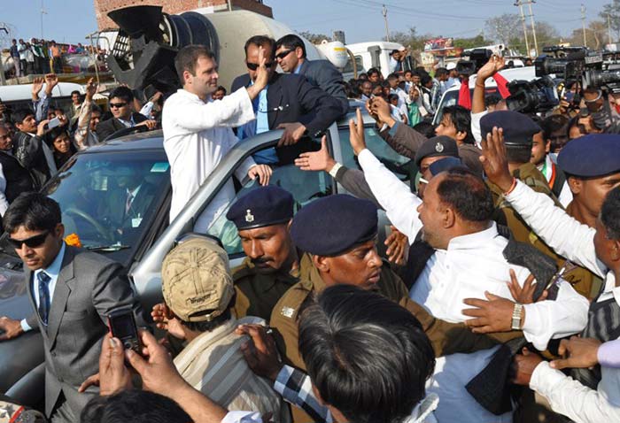 The campaign trail of Rahul Gandhi