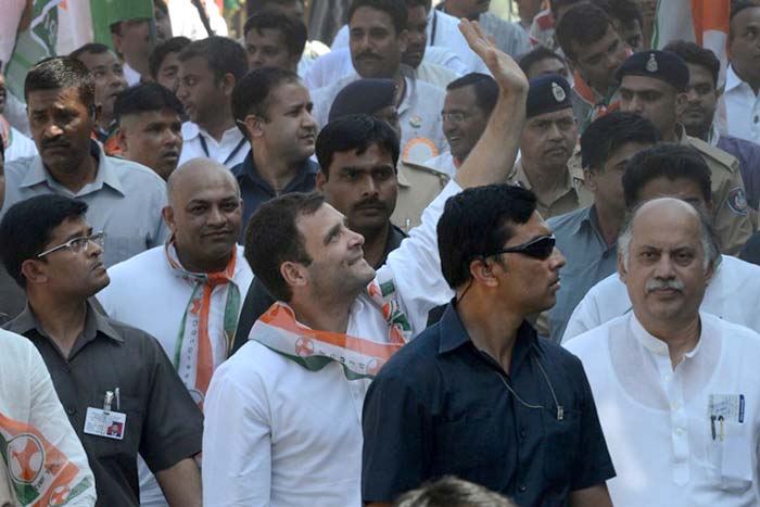 The campaign trail of Rahul Gandhi