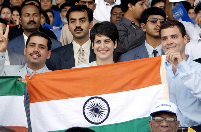 In 2003, there was widespread media speculation about Rahul Gandhi's imminent entry into national politics, which he did not confirm. He appeared with his mother at public events and Congress meetings. In 2004 he also traveled to Pakistan on a goodwill visit to watch the first cricket series between the countries in 14 years in a One Day International with his sister Priyanka Gandhi. (Wikipedia) (Photo: AFP)