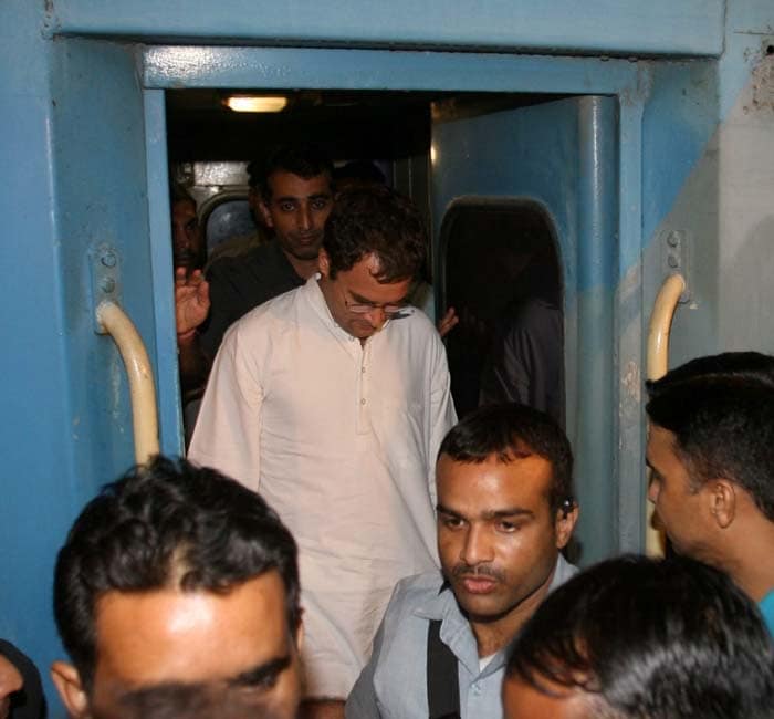 Congress general secretary Rahul Gandhi, the Congress general secretary arrived at the New Delhi railway station by the Swarn Shatabdi Express on Tuesday from Ludhina. (PTI Photo)