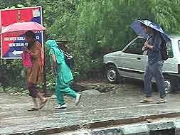 Photo : Heavy rainfall in Delhi