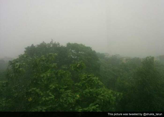 The rains brought a relief for Delhiites who have been troubled by a severe heat wave over the past week.