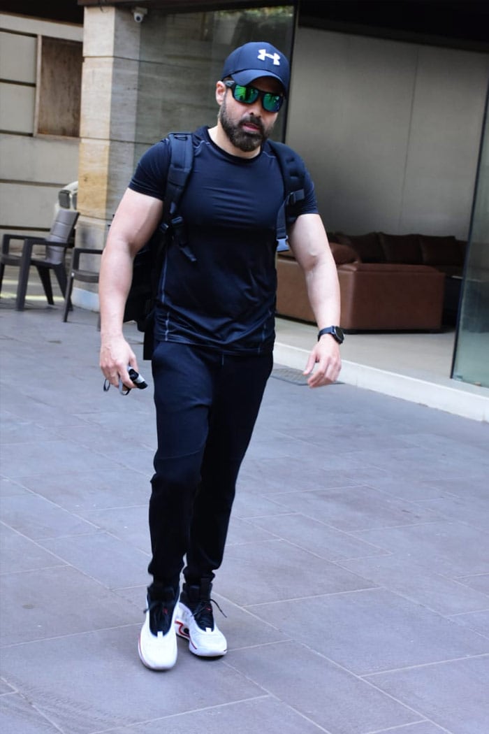 Imran Hashmi was spotted in Bandra on Saturday.