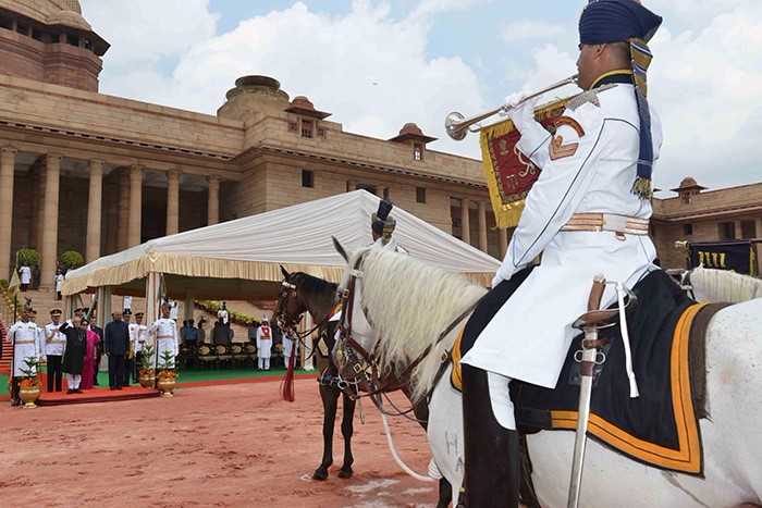 Pics: President Ram Nath Kovind\'s Welcome Ceremony At The Rashtrapati Bhavan
