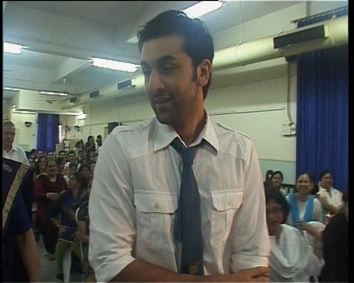 Ranbir recived a warm welcome from the present principal and teachers of the school.&nbsp; <br />