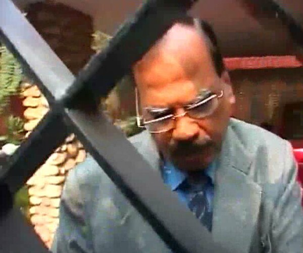 This morning, a grim Rathore walked to court and applied for anticipatory bail in two new cases registered against him yesterday. A week ago he had been handed a sentence of just six months, and given bail, for molesting 14-year-old Ruchika Girhotra 19 years ago. (NDTV Photo)