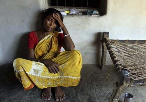 <b>Wonder how many more to sacrifice?</b> A woman mourns the death of her only son who was shot dead by suspected Maoists, at Banksole village, in Midnapore, 

200 kilometers (124 miles) west of Kolkata, in West Midnapore district. (AFP)