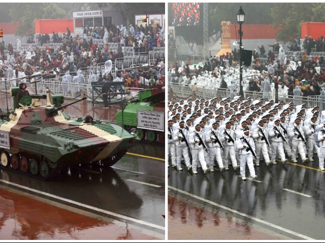 गणतंत्र दिवस से पहले कर्तव्य पथ पर दिखा देशभक्ति का नजारा, देखें फुल ड्रेस रिहर्सल की शानदार तस्वीरें