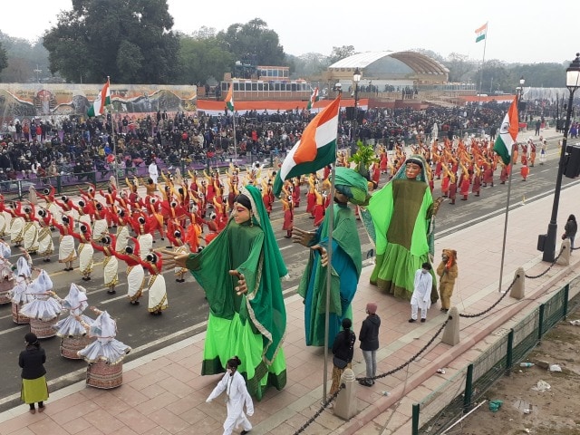 Photo : Republic Day Parade Rehearsals In Full-Swing At New Delhi's Rajpath: See Pics