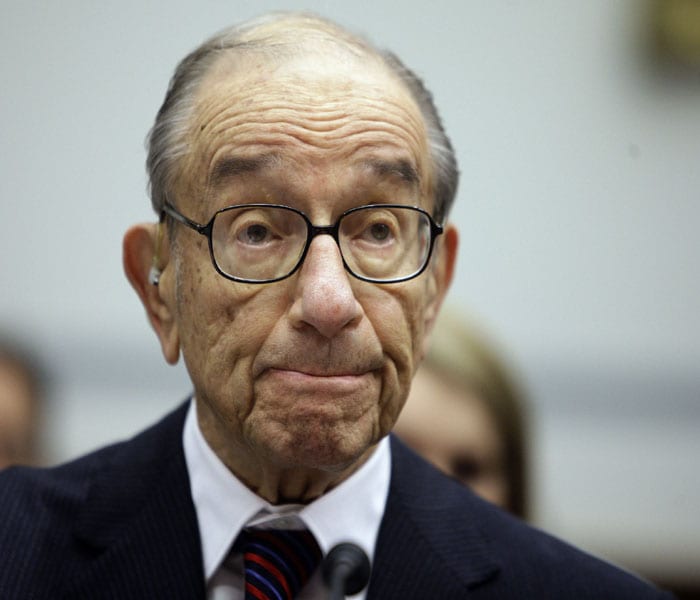 A champion of laissez-faire capitalism, Alan Greenspan stepped down in 2006 after 18 years as a legend in the economic world.(NYT Photo)