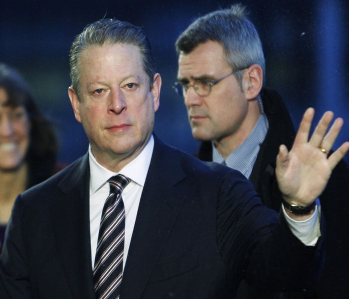 Former US Vice-President Al Gore was awarded the Nobel Peace Prize for his extensive work for climate change. <br><br>He drew attention to his cause through his 2006 film, An Inconvenient Truth, publicising the potential dangers of global warming.(AP Photo)