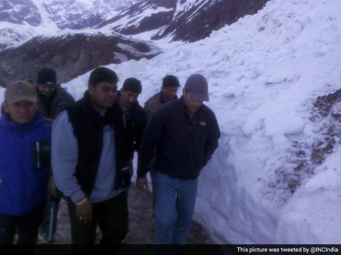 In Kedarnath Rahul Gandhi experiences fire like power