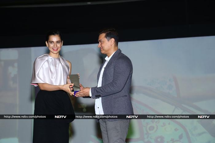 <i>Queen</i> star Kangana Ranaut won the Actor of the Year Award.