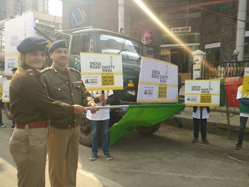 Photo : In Pics: How Guwahati City Police Raised Awareness About Road Safety