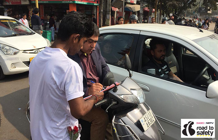 In Pics: Guwahati City Police Comes Forward To Spread Road Safety Awareness