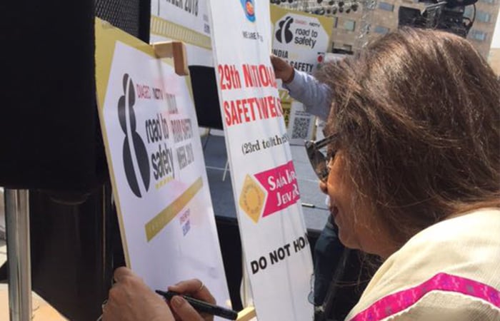 Kirron Kher Flagged Off A Bike Rally In Chandigarh To Create Road Safety Awareness