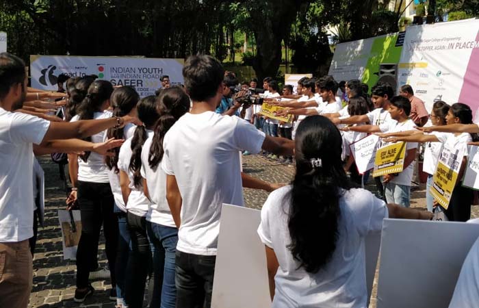 In Pics: Bengaluru Students Do Walkathon To Spread Awareness On Road Safety
