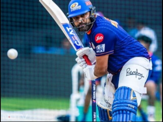 Star batter Rohit Sharma is back in action for Mumbai Indians. (Credit: X/mipaltan)