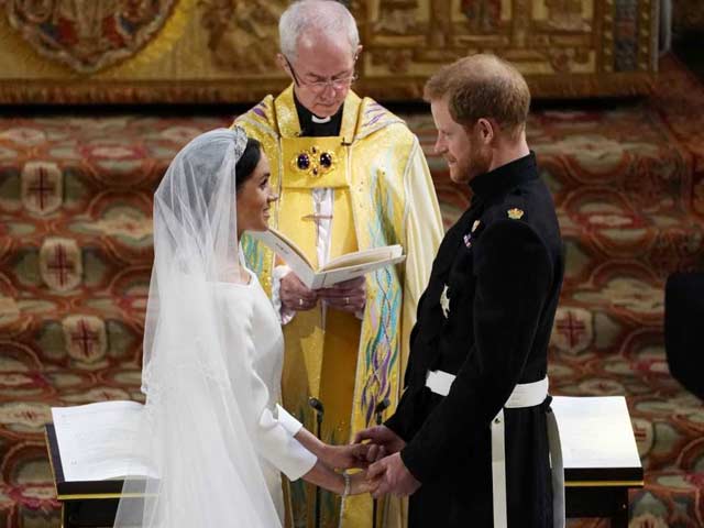 ब्रिटेन के प्रिंस हैरी और मेगन मर्केल की Royal Wedding, देखिए खास तस्वीरें