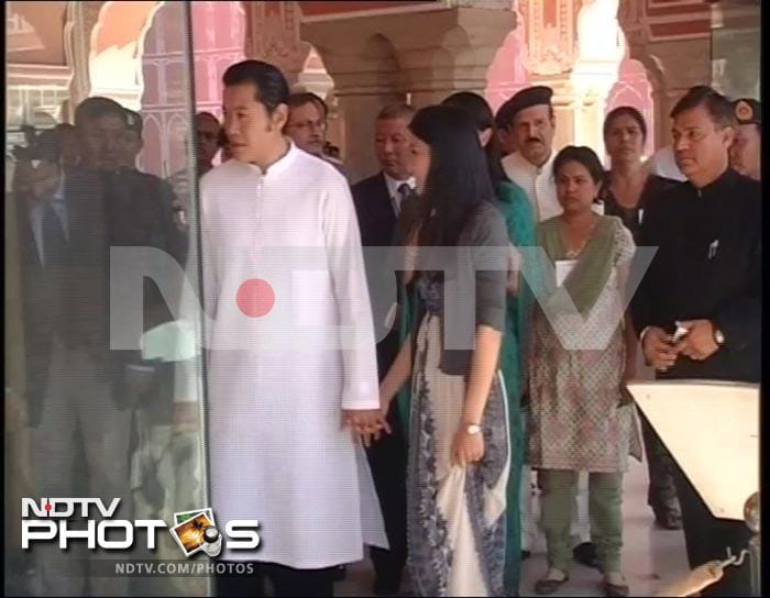 Bhutan Royal Couple on honeymoon in Jaipur
