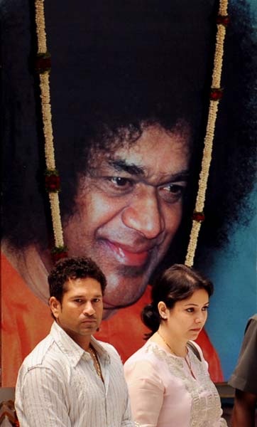 Sachin, who turned 38 on Sunday, did not celebrate his birthday due to Baba's death. (AFP Photo)