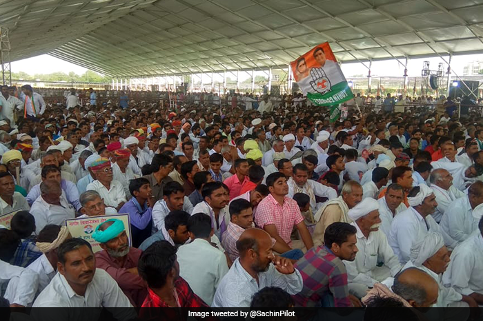 Sachin Pilot's Bikaner Rally In Pictures