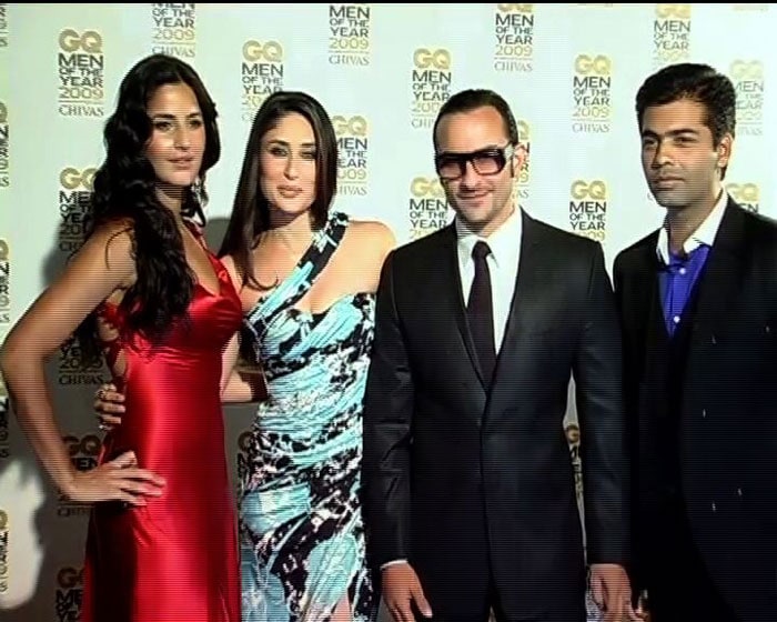 Saif, Kareena And Big B At GQ Awards