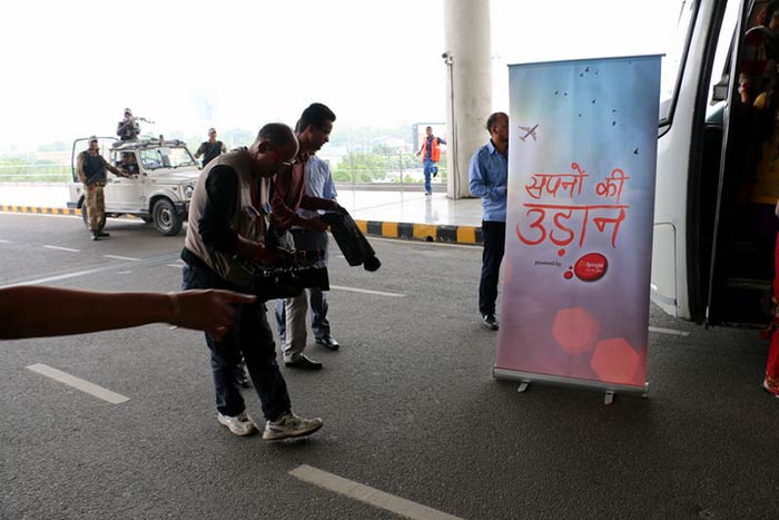 All of us have dreamt about flying, but this gets realised for a few... So, NDTV India, with Spicejet, took over 60 people on the first flight of their lives... a flight of their dreams...