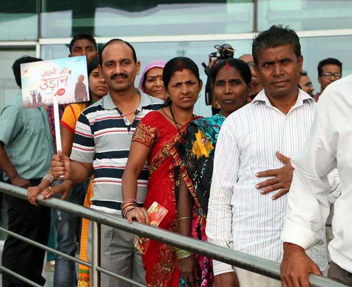 All of us have dreamt about flying, but this gets realised for a few... So, NDTV India, with Spicejet, took over 60 people on the first flight of their lives... a flight of their dreams...