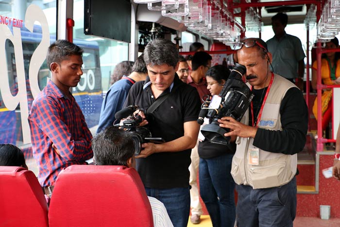 All of us have dreamt about flying, but this gets realised for a few... So, NDTV India, with Spicejet, took over 60 people on the first flight of their lives... a flight of their dreams...