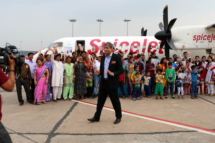 All of us have dreamt about flying, but this gets realised for a few... So, NDTV India, with Spicejet, took over 60 people on the first flight of their lives... a flight of their dreams...