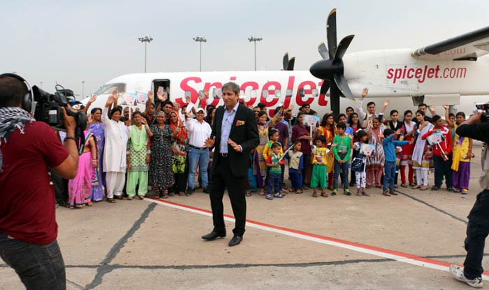 All of us have dreamt about flying, but this gets realised for a few... So, NDTV India, with Spicejet, took over 60 people on the first flight of their lives... a flight of their dreams...