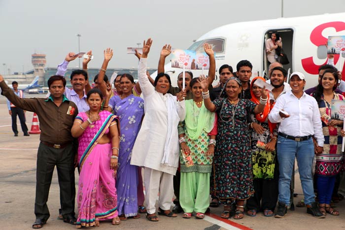 All of us have dreamt about flying, but this gets realised for a few... So, NDTV India, with Spicejet, took over 60 people on the first flight of their lives... a flight of their dreams...