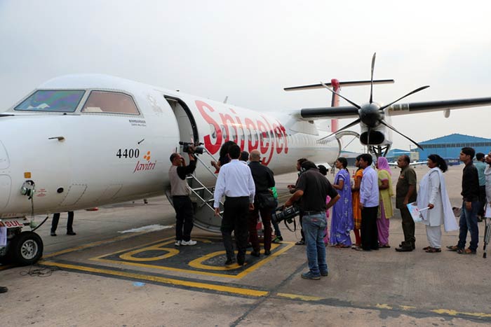 All of us have dreamt about flying, but this gets realised for a few... So, NDTV India, with Spicejet, took over 60 people on the first flight of their lives... a flight of their dreams...