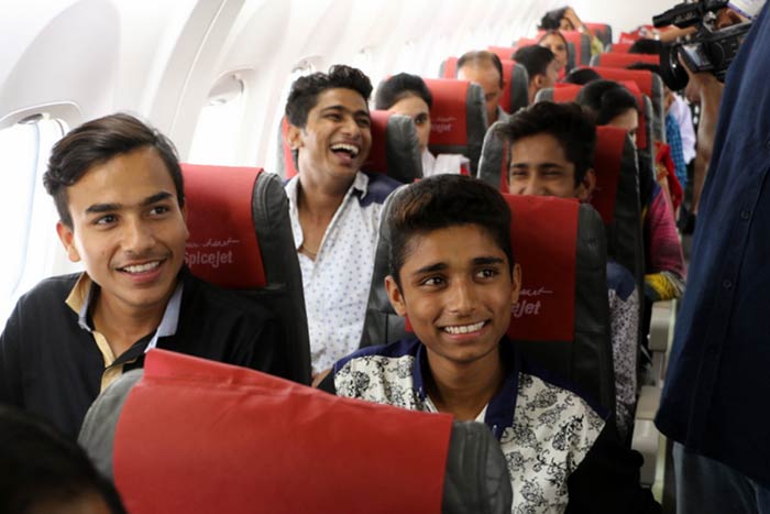 All of us have dreamt about flying, but this gets realised for a few... So, NDTV India, with Spicejet, took over 60 people on the first flight of their lives... a flight of their dreams...