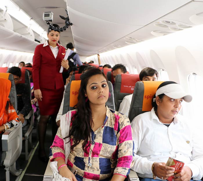 All of us have dreamt about flying, but this gets realised for a few... So, NDTV India, with Spicejet, took over 60 people on the first flight of their lives... a flight of their dreams...