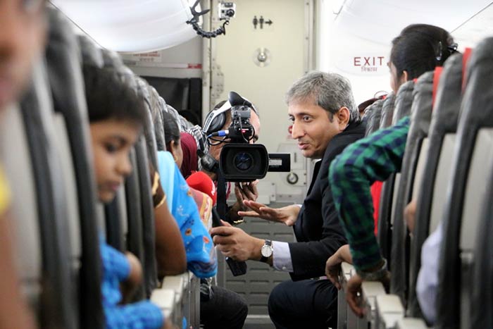 All of us have dreamt about flying, but this gets realised for a few... So, NDTV India, with Spicejet, took over 60 people on the first flight of their lives... a flight of their dreams...