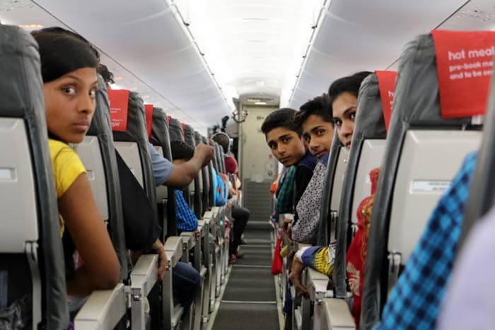 All of us have dreamt about flying, but this gets realised for a few... So, NDTV India, with Spicejet, took over 60 people on the first flight of their lives... a flight of their dreams...