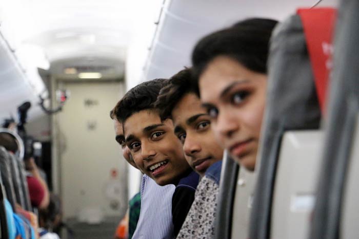 All of us have dreamt about flying, but this gets realised for a few... So, NDTV India, with Spicejet, took over 60 people on the first flight of their lives... a flight of their dreams...