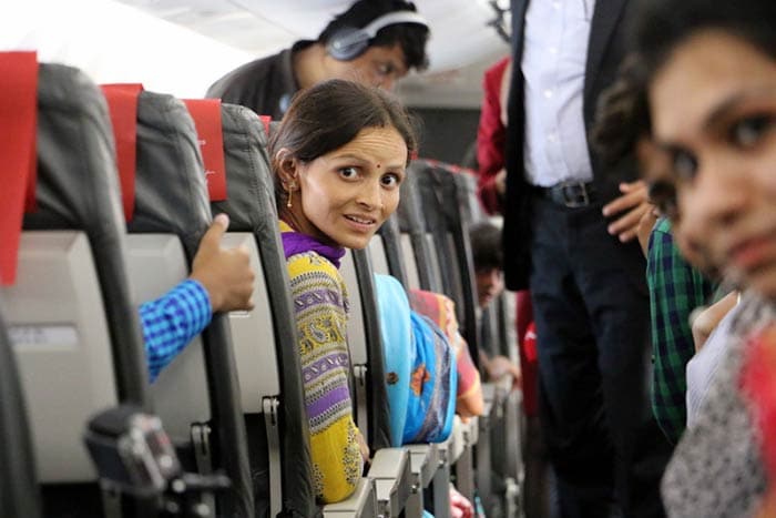 All of us have dreamt about flying, but this gets realised for a few... So, NDTV India, with Spicejet, took over 60 people on the first flight of their lives... a flight of their dreams...