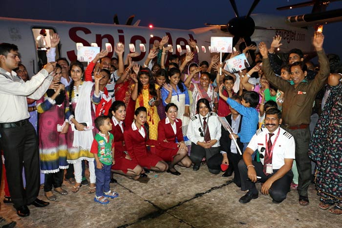 All of us have dreamt about flying, but this gets realised for a few... So, NDTV India, with Spicejet, took over 60 people on the first flight of their lives... a flight of their dreams...