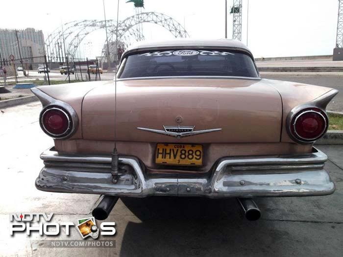 There are an estimated 60,000 pre-1960 American cars in Cuba. About 150,000 existed at the time of the 1959 revolution, shortly after which the Detroit auto giants and all American manufacturers were forced to stop sending goods to Cuba to conform to the United States' embargo. (Photo courtesy: Sarah Jacob & Melody Weinstein)