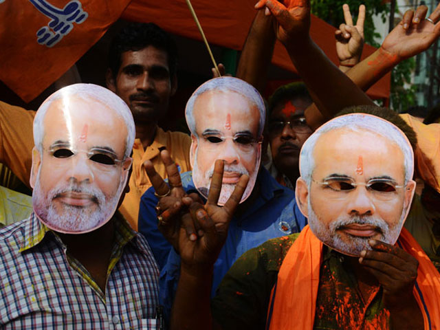 <i>Ab Ki Baar Modi Sarkaar</i>: BJP Celebrates