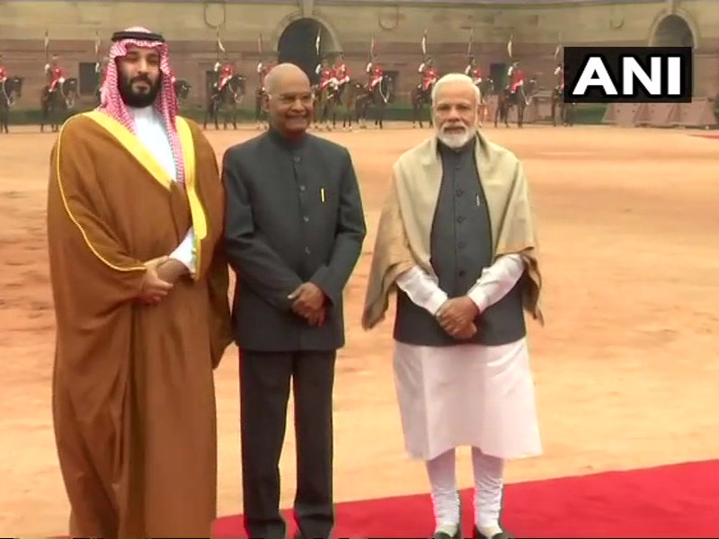 सऊदी अरब के युवराज सलमान भारत दौरे पर, 5 समझौते पर हुए हस्‍ताक्षर