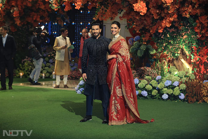 Star couple Deepika Padukone, Ranveer Singh were part of the star-studded celebration.