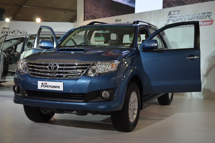 Toyota has unveiled the new Fortuner, an SUV at the Auto Expo 2012.