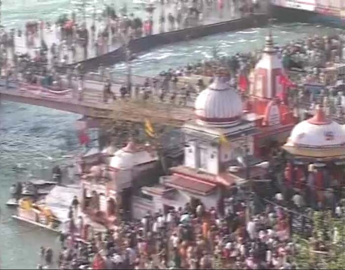 According to mela administration, various <i>akharas</i> take out their processions in the morning and reach <i>har ki pauri</i> by about 11 am on this day of <i>shahi snan</i>. In view of this, public is not allowed from 9.30 am till 4 am.