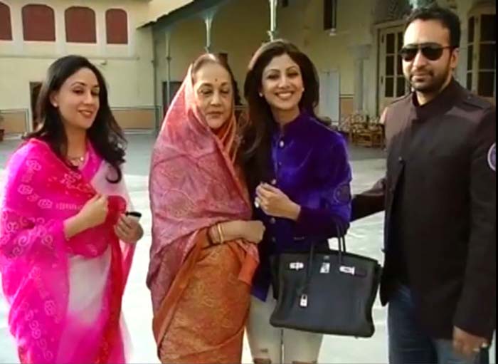 For the Rajasthan Royal owners, Shilpa and Raj, it is a homecoming. Their team takes its name and even the colours from the regal traditions of Rajasthan. Not surprisingly, the Jaipur royal family is among the biggest fans of the team. (NDTV Photo)