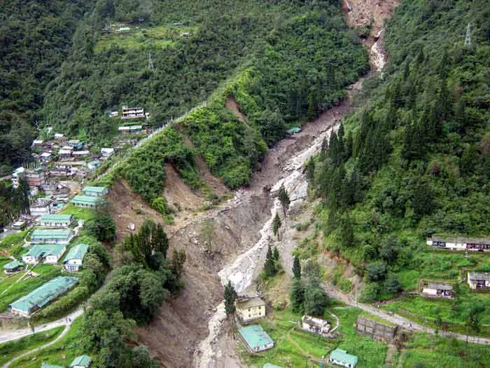 Landslides, heavy rains wreak havoc in Sikkim